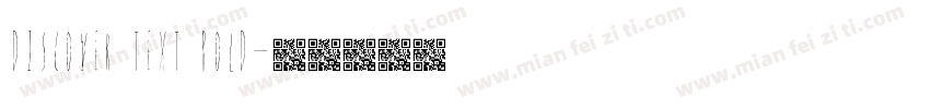 Discover Text Bold字体转换